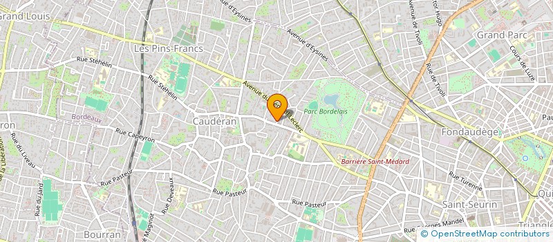 localisation de l'entreprise EUROPEA CONSEIL à BORDEAUX