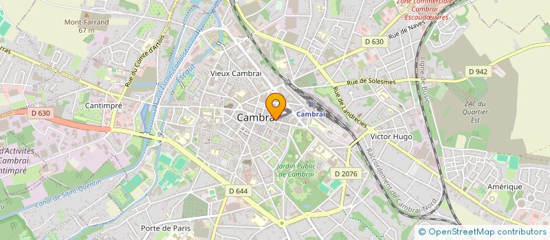 localisation de l'entreprise EUROPEA SYSTEM à CAMBRAI