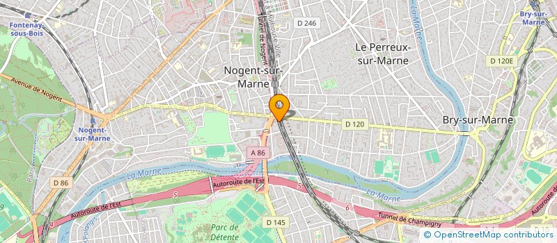 localisation de l'entreprise EUROPEA WAVES  NOGENT-SUR-MARNE