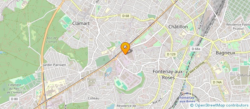 localisation de l'entreprise EUROPEAN ALARA NETWORK à FONTENAY-AUX-ROSES