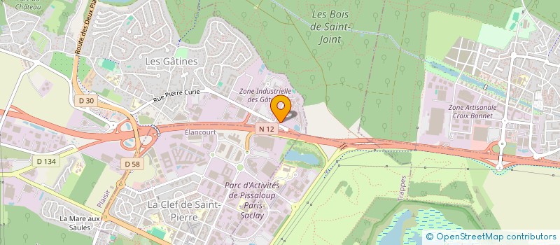 localisation de l'entreprise EUROPEAN ASS OF CONTRACT RESEARCH ORGANI à PLAISIR