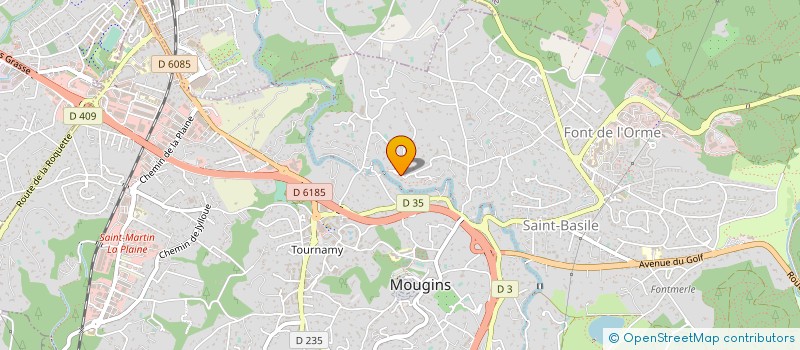 localisation de l'entreprise EUROPEAN CENTER MOUGINS à MOUGINS
