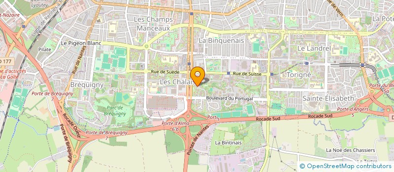localisation de l'entreprise EUROPEAN CITIZEN S BAND FEDERATION à RENNES