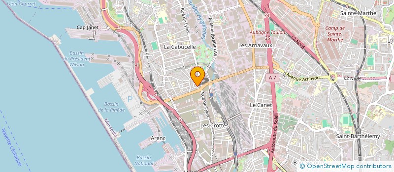 localisation de l'entreprise EUROPEAN CONSTRUCTORS à MARSEILLE