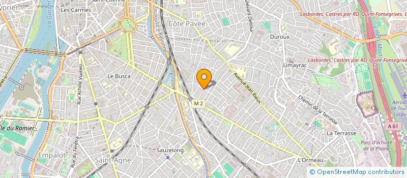 localisation de l'entreprise EUROPEAN CRE@PROJECT à TOULOUSE