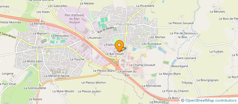 localisation de l'entreprise EUROPEAN DELICES à PLEUMELEUC