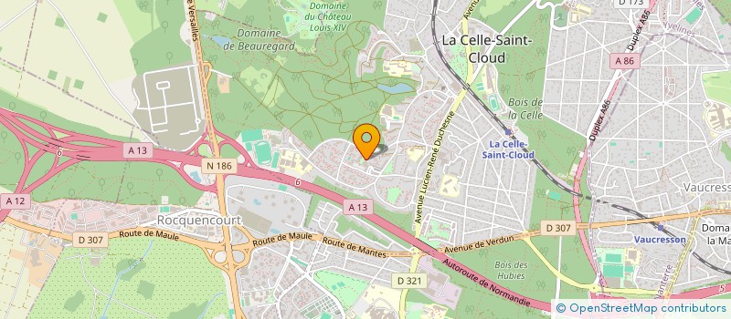 localisation de l'entreprise EUROPEAN DISTRIBUTION COMPANY à LA CELLE-SAINT-CLOUD
