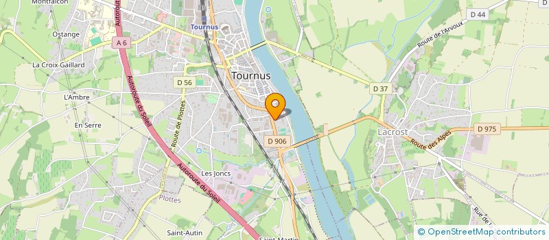 localisation de l'entreprise EUROPEAN DISTRIBUTION PARTNERS SERVICE à TOURNUS