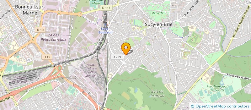 localisation de l'entreprise EUROPEAN DOCUMENT CONSULTING  SUCY-EN-BRIE