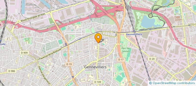 localisation de l'entreprise EUROPEAN EASY TOUR à GENNEVILLIERS