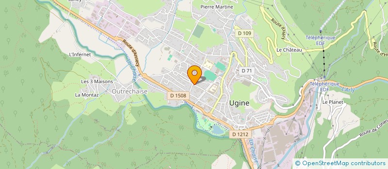 localisation de l'entreprise EUROPEAN ENERGY SYSTEMS à UGINE