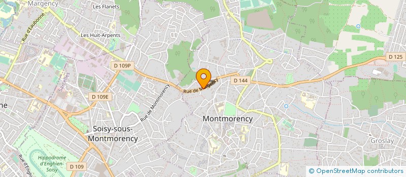 localisation de l'entreprise EUROPEAN FEDERATION WORLD POLICE AND FIRE GAMES ET HANDICAPPED SPORTINESS  MONTMORENCY