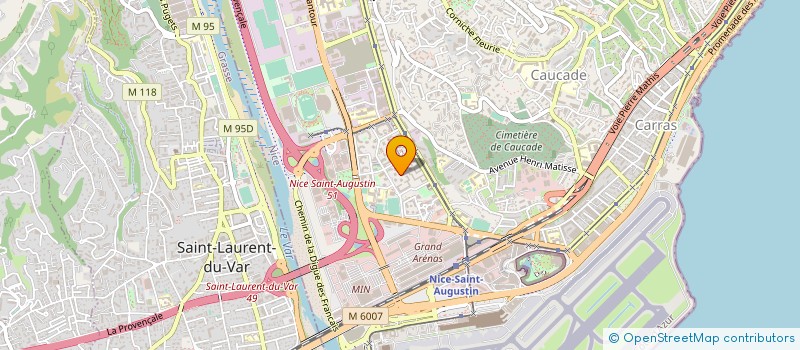 localisation de l'entreprise EUROPEAN FIGHTING CHAMPIONSHIP  NICE