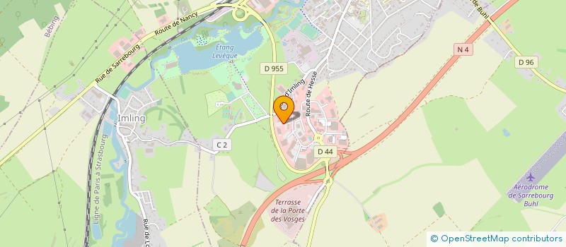 localisation de l'entreprise EUROPEAN FOOD SYSTEMS à SARREBOURG