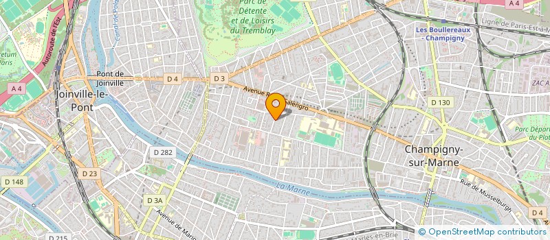 localisation de l'entreprise EUROPEAN FOUNDATION FOR CAMBODIAN CHILDREN FRANCE  CHAMPIGNY-SUR-MARNE