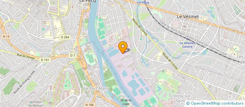 localisation de l'entreprise EUROPEAN FRET DISTRIBUTION SERVICES à CROISSY-SUR-SEINE