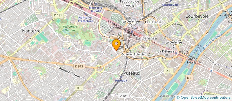 localisation de l'entreprise EUROPEAN FRIENDS CLUB à PUTEAUX