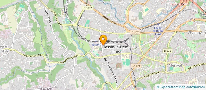 localisation de l'entreprise EUROPEAN GLOVEBOX  TASSIN-LA-DEMI-LUNE