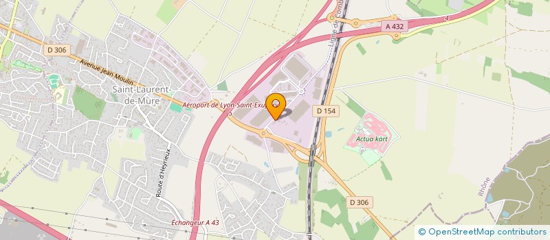 localisation de l'entreprise EUROPEAN INFORMATICS COMPANY  SAINT-SYMPHORIEN-D'OZON