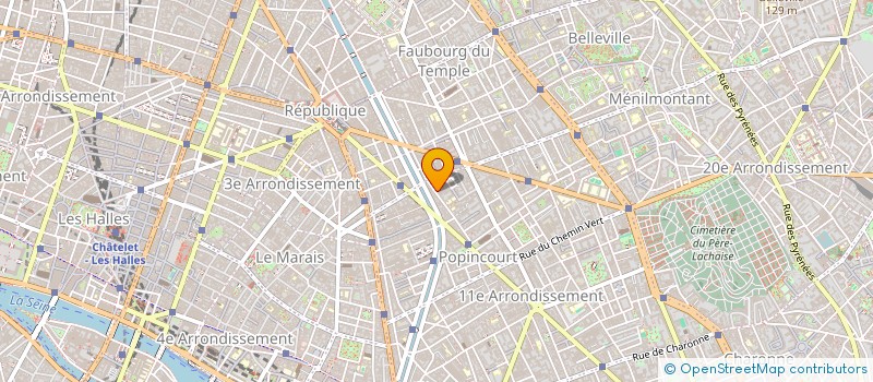 localisation de l'entreprise EUROPEAN LANGUAGE RESOURCES  PARIS