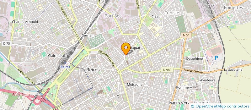 localisation de l'entreprise EUROPEAN LINK  REIMS