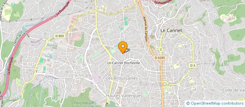 localisation de l'entreprise EUROPEAN MOBILE PHONES à LE CANNET