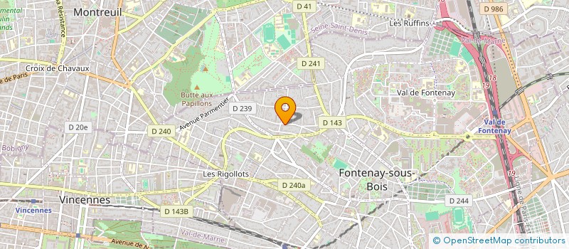 localisation de l'entreprise EUROPEAN-NORM à FONTENAY-SOUS-BOIS