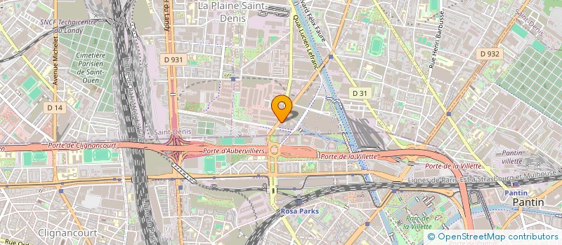localisation de l'entreprise EUROPEAN PRODUCTS RECYCLING à AUBERVILLIERS