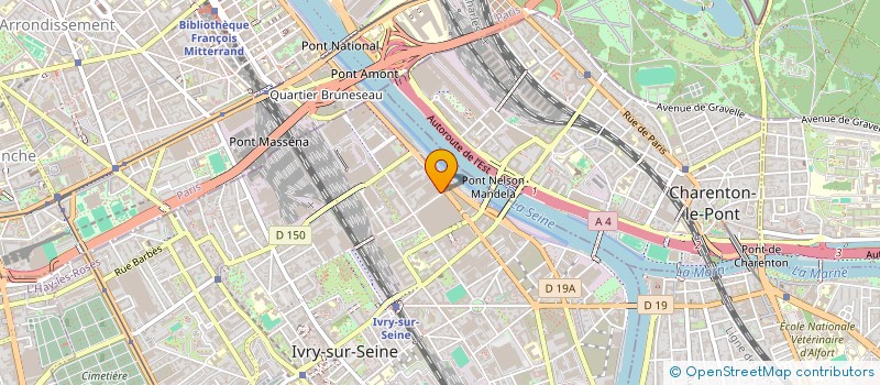 localisation de l'entreprise EUROPEAN PROPERTIES DEVELOP CORPORATION  IVRY-SUR-SEINE