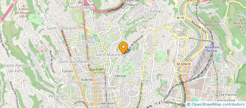 localisation de l'entreprise EUROPEAN ROOM FOR LISTENING  NICE