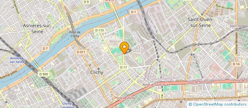 localisation de l'entreprise EUROPEAN SECURITY SYSTEMS à CLICHY