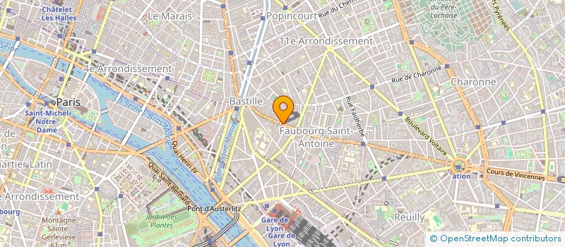 localisation de l'entreprise EUROPEAN SULKY ACADEMY  PARIS 11