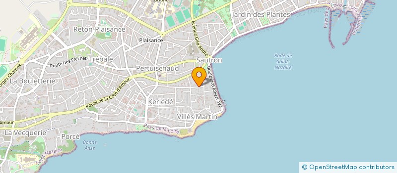 localisation de l'entreprise EUROPEAN SUSTAINABILITY CENTER (ESC)  SAINT-NAZAIRE