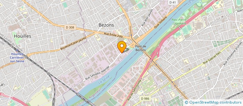 localisation de l'entreprise EUROPEAN TELECOM NETWORK  BEZONS