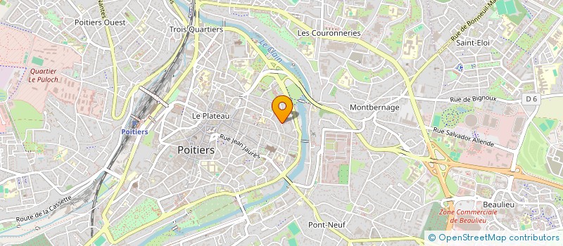 localisation de l'entreprise EUROPEAN TOURNAMENT OF ENTHUSIASTIC APPRENTICE MATHEMATICIANS (ETEAM)  POITIERS
