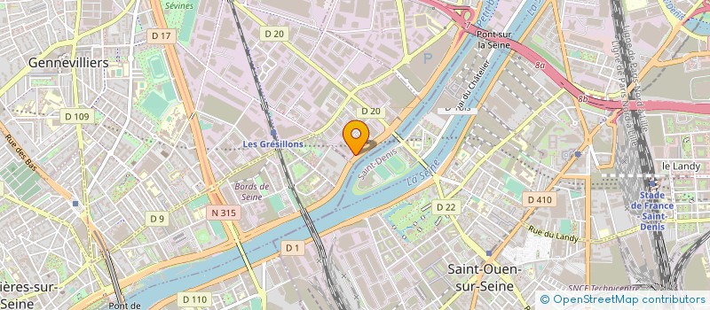 localisation de l'entreprise EUROPEAN TRADE CONSULTANT à GENNEVILLIERS