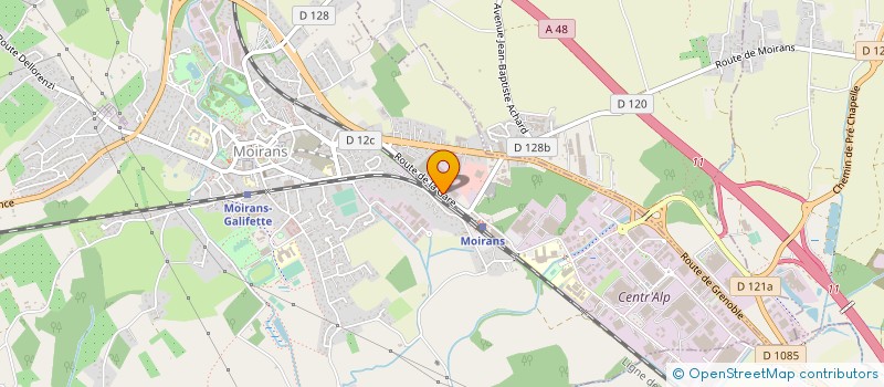 localisation de l'entreprise EUROPEAN TRADING CONTACT à MOIRANS