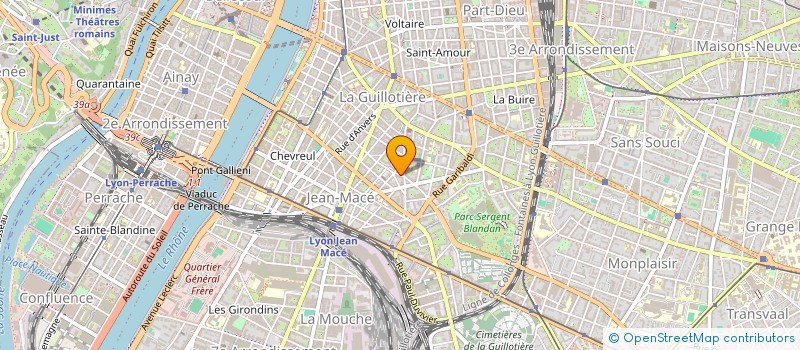 localisation de l'entreprise EUROPEAN TRANSPORTS à LYON