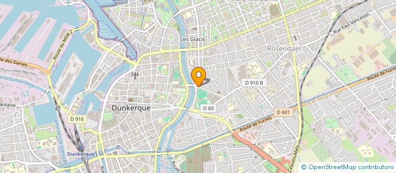 localisation de l'entreprise EUROPEAN TYRES DIFFUSION à DUNKERQUE