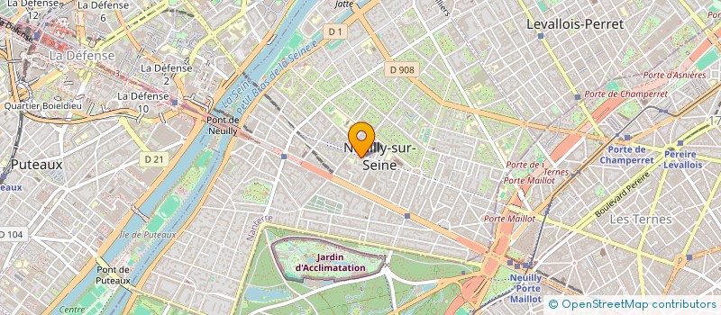 localisation de l'entreprise EUROPEAN YOUTH CULTURAL ASSOCIATION à NEUILLY-SUR-SEINE