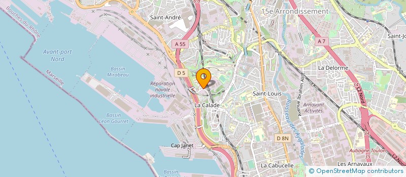 localisation de l'entreprise EUROPEANNA  MARSEILLE