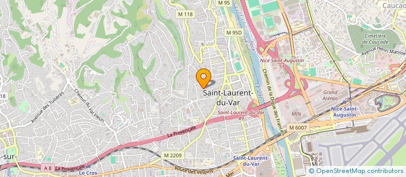 localisation de l'entreprise EUROPECAP AUTO  SAINT-LAURENT-DU-VAR