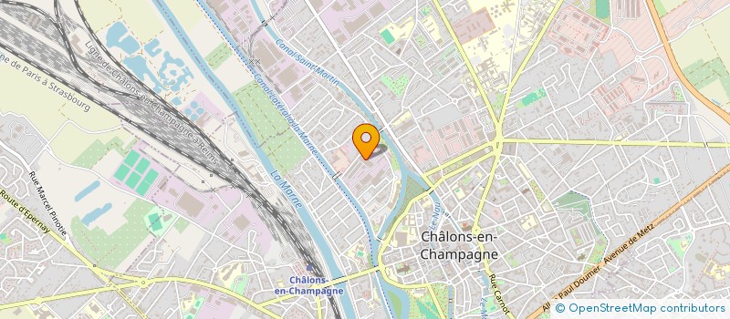 localisation de l'entreprise EUROPECHE 51  CHALONS-EN-CHAMPAGNE