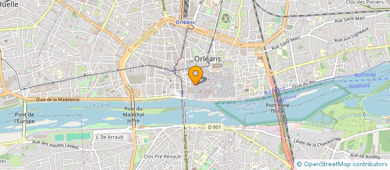 localisation de l'entreprise EUROPEELLES à ORLEANS