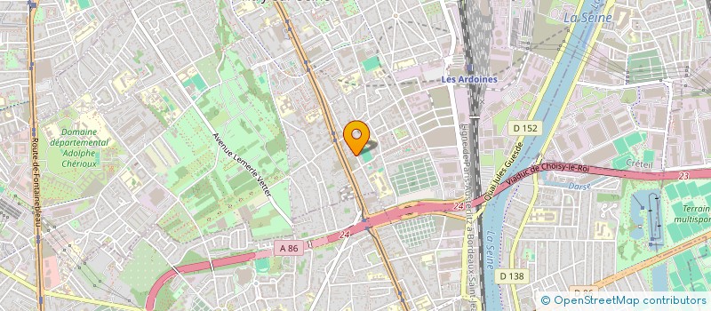 localisation de l'entreprise EUROPEEN BUSINESS SERVICES  VITRY-SUR-SEINE