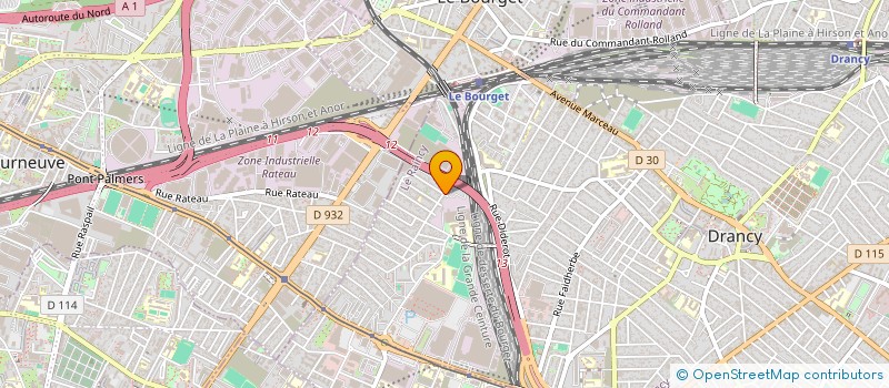 localisation de l'entreprise EUROPEEN NETTOYAGE PROFESSIONNEL  DRANCY