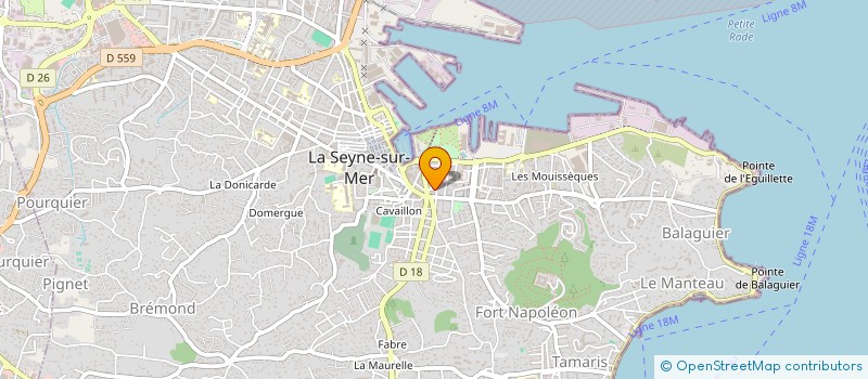 localisation de l'entreprise EUROPEEN PHOTO INFORMATION DE PRESSE  LA SEYNE-SUR-MER