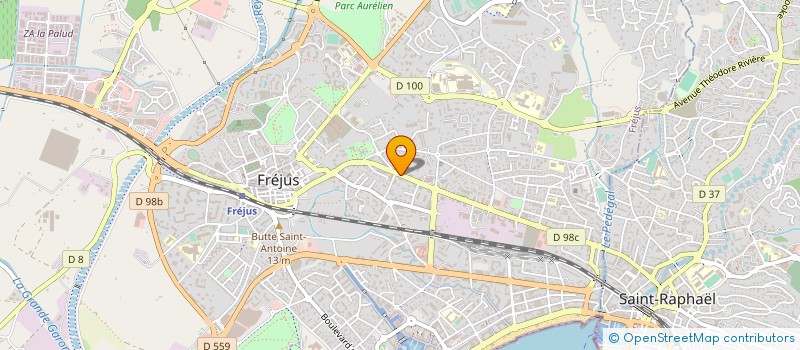 localisation de l'entreprise EUROPEENN AMENAGEMENT FONCIER IMMOBILIER à FREJUS