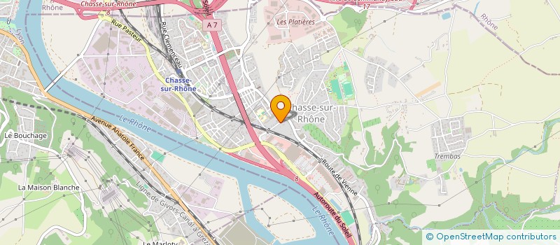 localisation de l'entreprise EUROPEENNE APPLICATION CRISTAUX LIQUIDES à CHASSE-SUR-RHONE