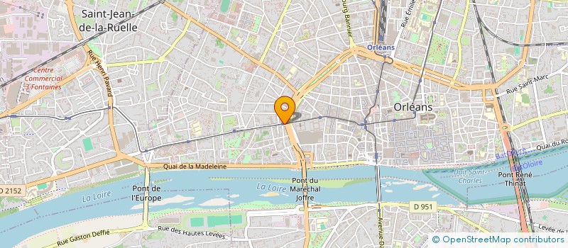 localisation de l'entreprise EUROPEENNE COMM ALIMENT DISTRIBUTION à ORLEANS